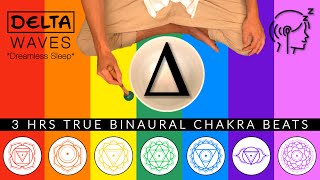 Delta Wave Binaural Beats Chakra Frequencies Collection for Deep Dreamless Sleep  Meditation Music [upl. by Calli]