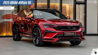 2025 Skoda Kodiaq RS Unveiled  High performance SUV with stylish looks [upl. by Wolk644]