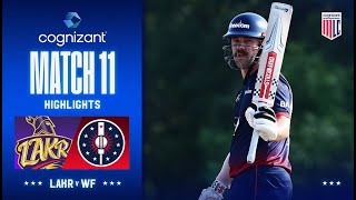 Cognizant Major League Cricket Game 11 Highlights  LA Knight Riders vs Washington Freedom [upl. by Aiciruam274]