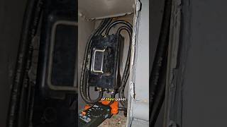 Part 2 of old smokey the melting 100 amp fused disconnect replacment Simon Electric [upl. by Immat]