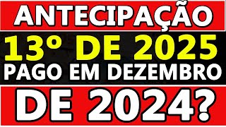 INSS CONFIRMA PAGAMENTO do 13º SALÁRIO para os APOSENTADOS  REAJUSTE por LEI nas APOSENTADORIAS [upl. by Okire]