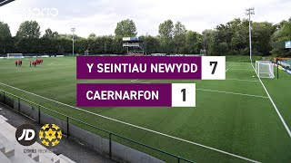 Uchafbwyntiau  Highlights  Y Seintiau Newydd 71 Caernarfon  JD Cymru Premier [upl. by Grae]