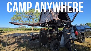 Off Road Travel Trailer Tour Rock Crawler [upl. by Anaehr]