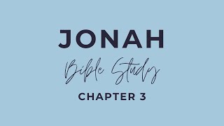 Ramah Community Bible Study Jonah 3 [upl. by Brigit147]