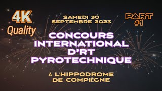 concours international pyrotechnique Les Masters de Feu  Compiègne 2023 [upl. by Jaan]