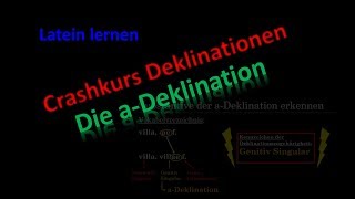 Crashkurs Deklinationen  aDeklination Latein schnell erklärt [upl. by Enialehs]