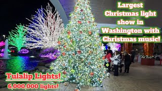 BIGGEST CHRISTMAS LIGHT SHOW IN WASHINGTON WITH CHRISTMAS MUSIC 2024 holidaymusic xmasmusic [upl. by Hope909]