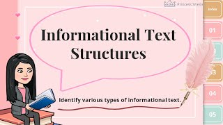 Informational Text Structures [upl. by Calvo162]