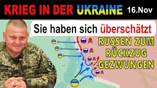 16NOVEMBER Klasse  Ukrainische Kräfte schlagen zurück und holen sich Terny  UkraineKrieg [upl. by Loos482]