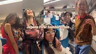 LIVING in JAPAN be like  I RODE JAPANS FIRST ZOMBIE TRAIN [upl. by Ytissahc]