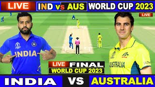 Live IND Vs AUS ICC World Cup 2023  Live Match Centre  India Vs Australia  2nd Innings [upl. by Tnemelc]