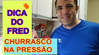 RECEITA CHURRASCO NA PRESSÃO PARA O NATALMUITO FÁCIL [upl. by Ykcin724]