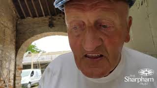 Septuagenarian Devon roofer works on Sharphams Coach House [upl. by Sutsugua]