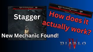 How does Stagger actually work in Diablo 4 [upl. by Fesoj]