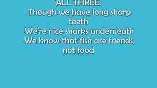 Fish Are Friends Not Food Nemo Camp LYRICS [upl. by Cone]