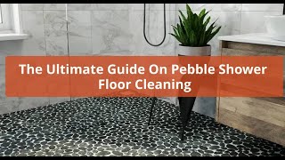 The Ultimate Guide On Pebble Shower Floor Cleaning  Bond Cleaning In Adelaide [upl. by Asin778]