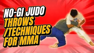 5 Most Effective Judo Throws for MMA  No Gi Judo Throws [upl. by Emmalee539]