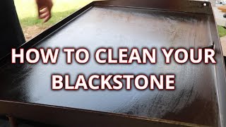 How to clean your Blackstone Griddle  36 inch Blackstone Griddle [upl. by Ziagos]