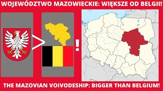 WOJEWÓDZTWO MAZOWIECKIE WIĘKSZE OD BELGII film z brytyjskim geografem i lingwistą Multilingo Man [upl. by Okomom]