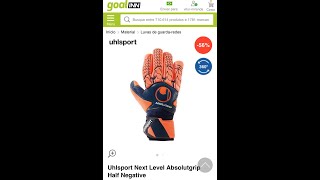 Site Goalinn tradeinn é confiável Unboxing luva Uhlsport absolut Grip [upl. by Dollar]