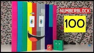 Meet Numberblock 100  Stop motion [upl. by Nnairol750]