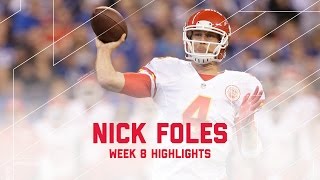 Nick Foles Highlights  Chiefs vs Colts  NFL Week 8 Player Highlights [upl. by Kristos575]