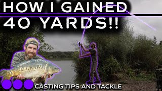 Carp Fishing  casting techniques and tips How I Gained 40 Yards [upl. by Eniala186]