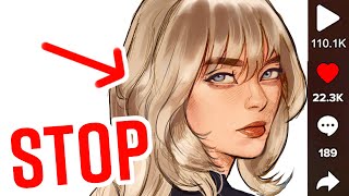 ROASTING TIKTOK ART TIPS [upl. by Hicks]