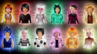 Miraculous Ladybug Speededit New Kwamis as Humans [upl. by Ayanat239]