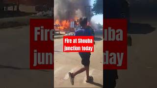 Massive fire at Showuba junction today Initial reports More details awaited [upl. by Eerehs]