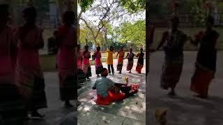 shantiniketan tribal dance♡ [upl. by Longtin107]