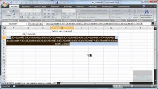 Excel 2007  VID  Fonctions INDIRECT  JOURSEM  LIGNE  SOMMEPROD [upl. by Godard]