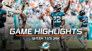 Miami Dolphins Highlights vs Jacksonville Jaguars  2024 Regular Season Week 1 [upl. by Oys]