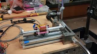 DIY Round Linear Motor  SimpleFOC  Speed Test [upl. by Darrej]