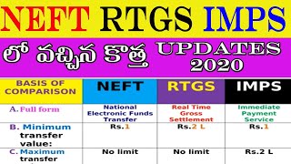 Difference between NEFTRTGS and IMPS  Explained in Telugu 2MC FACTS Educational videos [upl. by Nahshun]