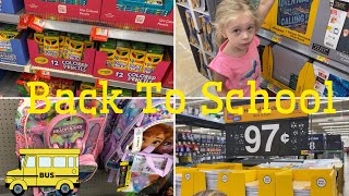 School Supply Shopping with 3 Kids Back to School Shopping Shop with Me [upl. by Syhr769]