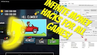 How to HACK a Game For INFINITE MONEY With Cheat Engine  Cheat Engine Tutorial Series Part 2 [upl. by Ainnek181]