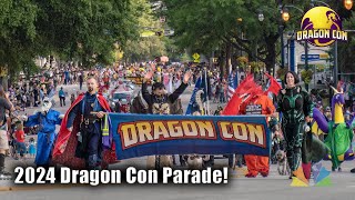 The 2024 Dragon Con Parade — DragonCon2024 [upl. by Annayd909]