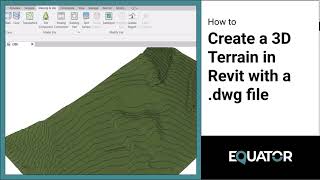 Creating Topography in Revit Using an AutoCAD dwg File containing LiDAR Contour Data [upl. by Adnilema]