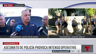 Intenso operativo ocuparán residenciales en busca de asesinos de policía [upl. by Kay]