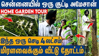 வெயில் அடிச்சாலும் வீட்டுக்குள் மழை பெய்யும் அதிசயம்  Jaswant Singh Home Garden In Chennai [upl. by Hgieliak768]