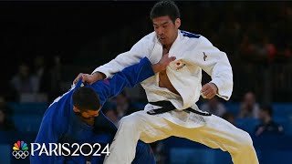 Takanori Nagase wins backtoback judo golds in convincing fashion  Paris Olympics  NBC Sports [upl. by Elston]