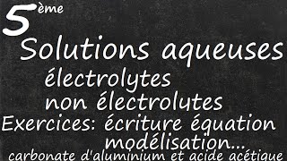 solutions aqueuses [upl. by Sidras450]