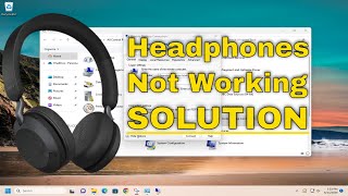 Headphone Not Working Windows 11 Solution [upl. by Aeduj]