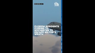 Florida residents fleeing to Rochester to escape Hurricane Miltons wrath [upl. by Eilsel775]