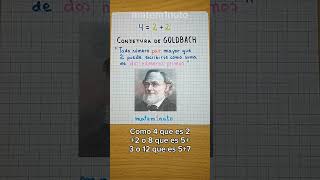 La conjetura de Goldbach [upl. by Politi]