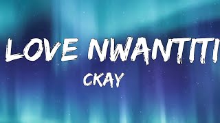 Love nwantiti  Ckay official lyrics video [upl. by Nivlac]