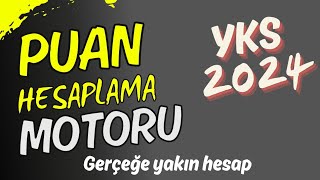 YKS 2024 PUAN HESAPLAMA yks tyt2024 [upl. by Selinski]