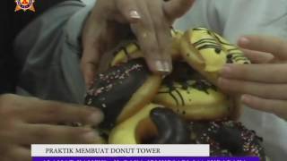 Sekolah Chef Akpar Majapahit Demo Membuat Donut Tower [upl. by Ambrosia882]