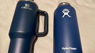 STANLEY Quencher H20 FlowState Tumbler VS HYDRO FLASK wide mouth [upl. by Phaidra]